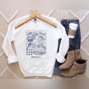 Taylor Swift Midnights Album Custom Crewneck
